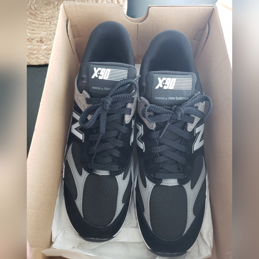 New Balance Black and Gray Athletic Sneakers